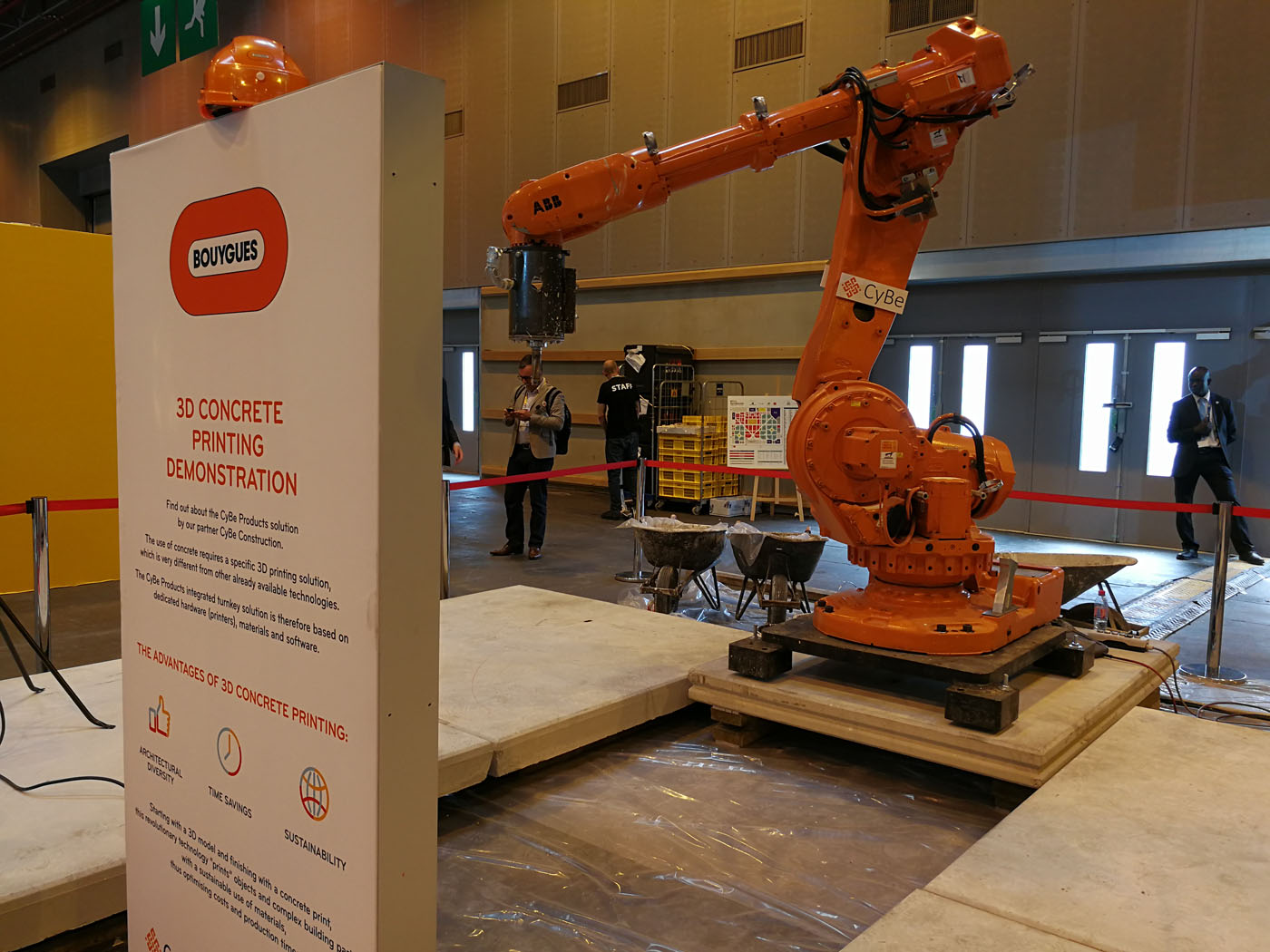 3D Printing Concrete Robot makes light work of park benches, entire